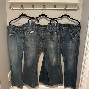 Men's Levi’s -  Blue Jeans 3 pairs all 36-30 all good used condition all for $10